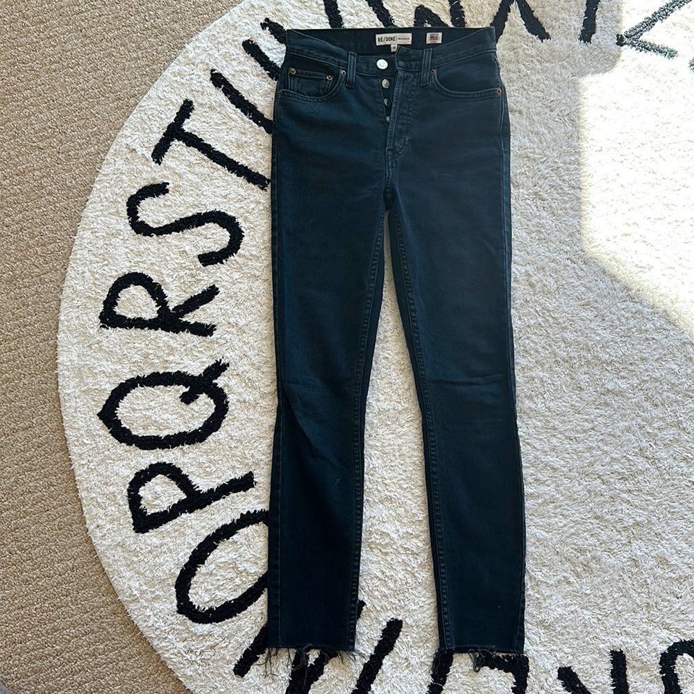 Re/done original straight leg jeans